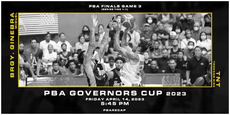 Brgy Ginebra Vs Tnt G3 Pba Governors Cup 2023 Final Round Friday April 14 2023 Pba Recap 9336