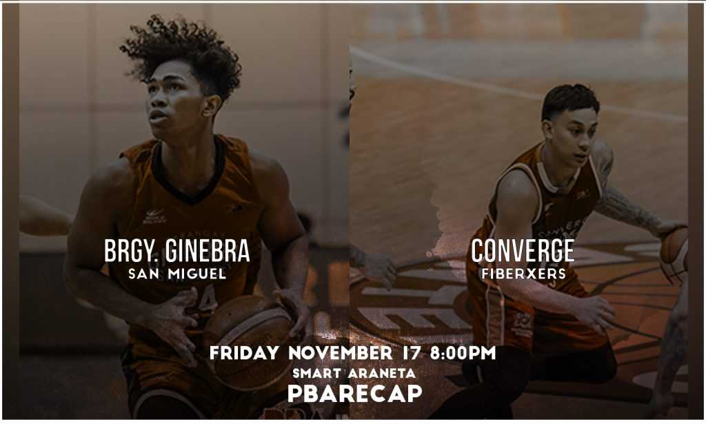 Brgy. Ginebra vs Converge | PBA Commissioner’s Cup 2023-24 | Friday ...